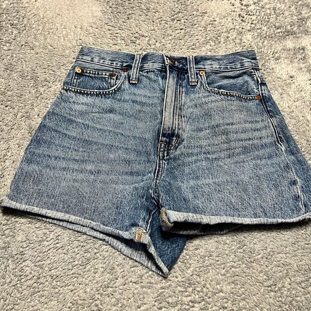 Madewell Jean Shorts Womens 25 (27x3) Mom Blue Denim